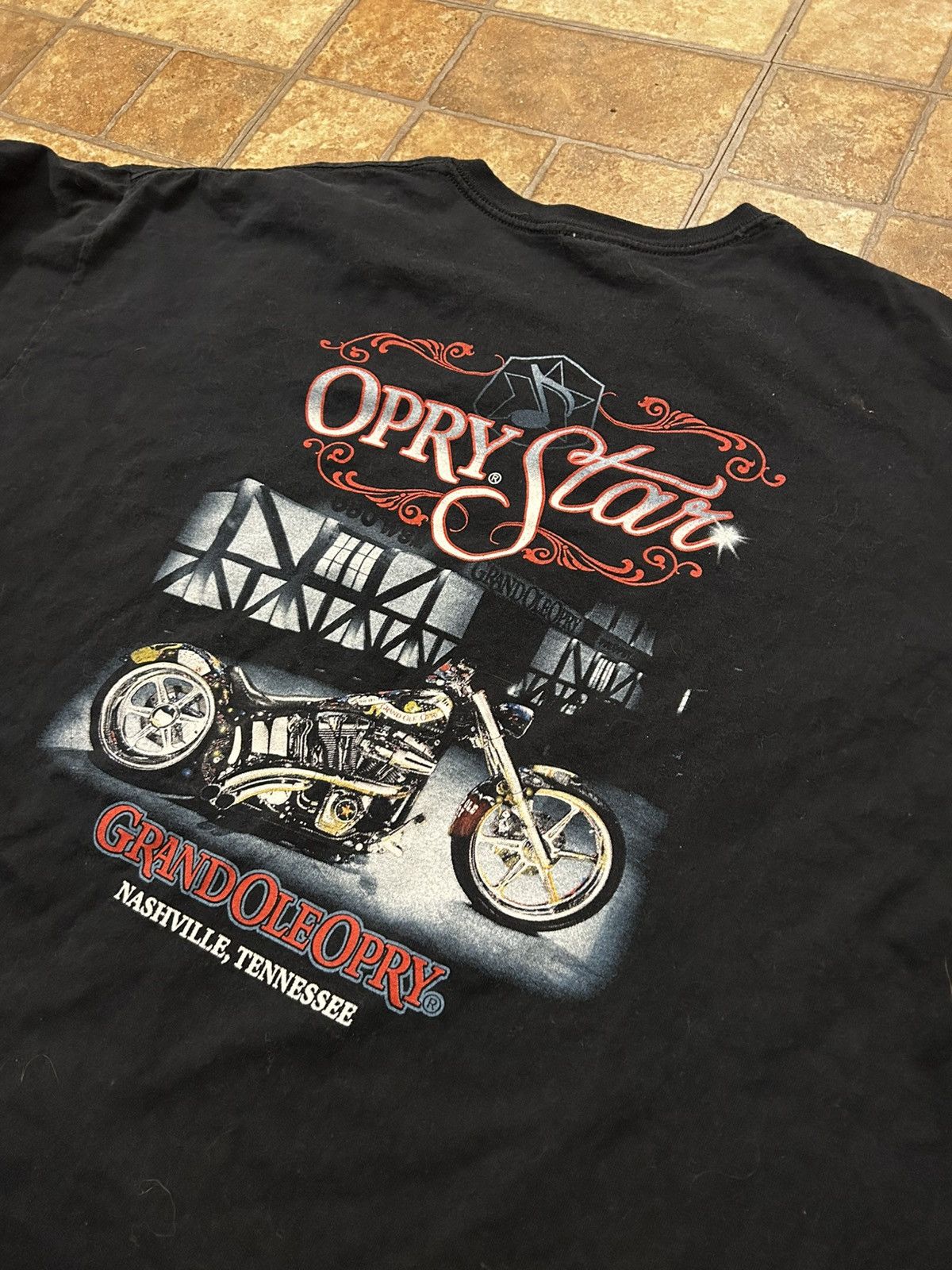 Vintage Vintage grand ole opry bikers tee Size US XXL / EU 58 / 5 - 1 Thumbnail