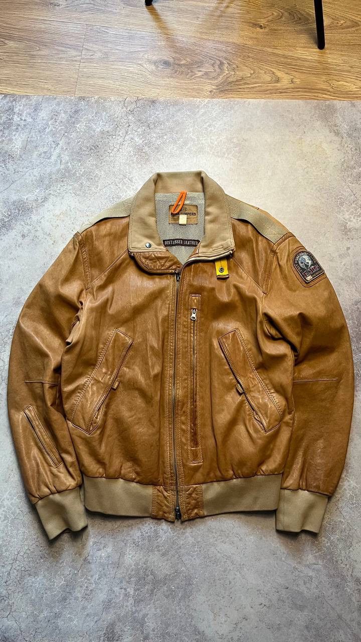 Parajumpers Parajumpers Leather Jacket Designer Premium Italian Aviator Size US XL / EU 56 / 4 - 1 Thumbnail