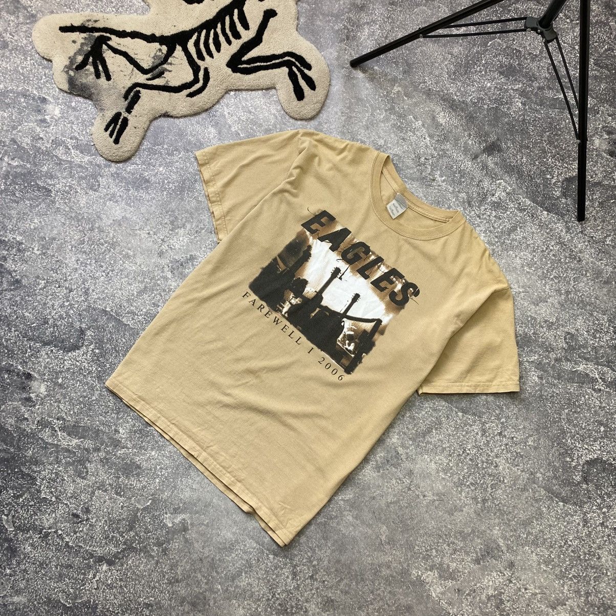 Band Tees × Vintage Vintage Eagles 2006 Farewell big logo rock band tee Size US XL / EU 56 / 4 - 1 Thumbnail
