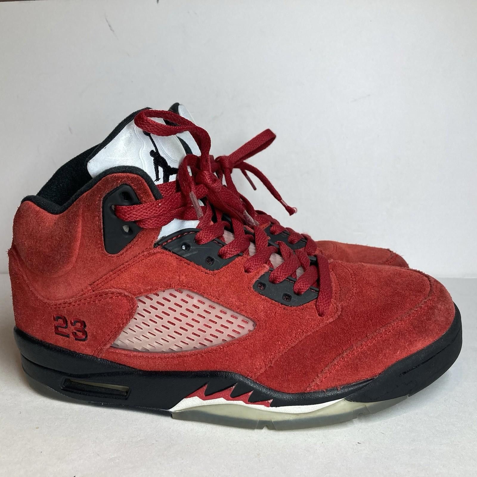 Nike Men’s 9 Nike Air Jordan 5 Retro Raging Bull Toro Bravo Red Size US 9 / EU 42 - 4 Thumbnail