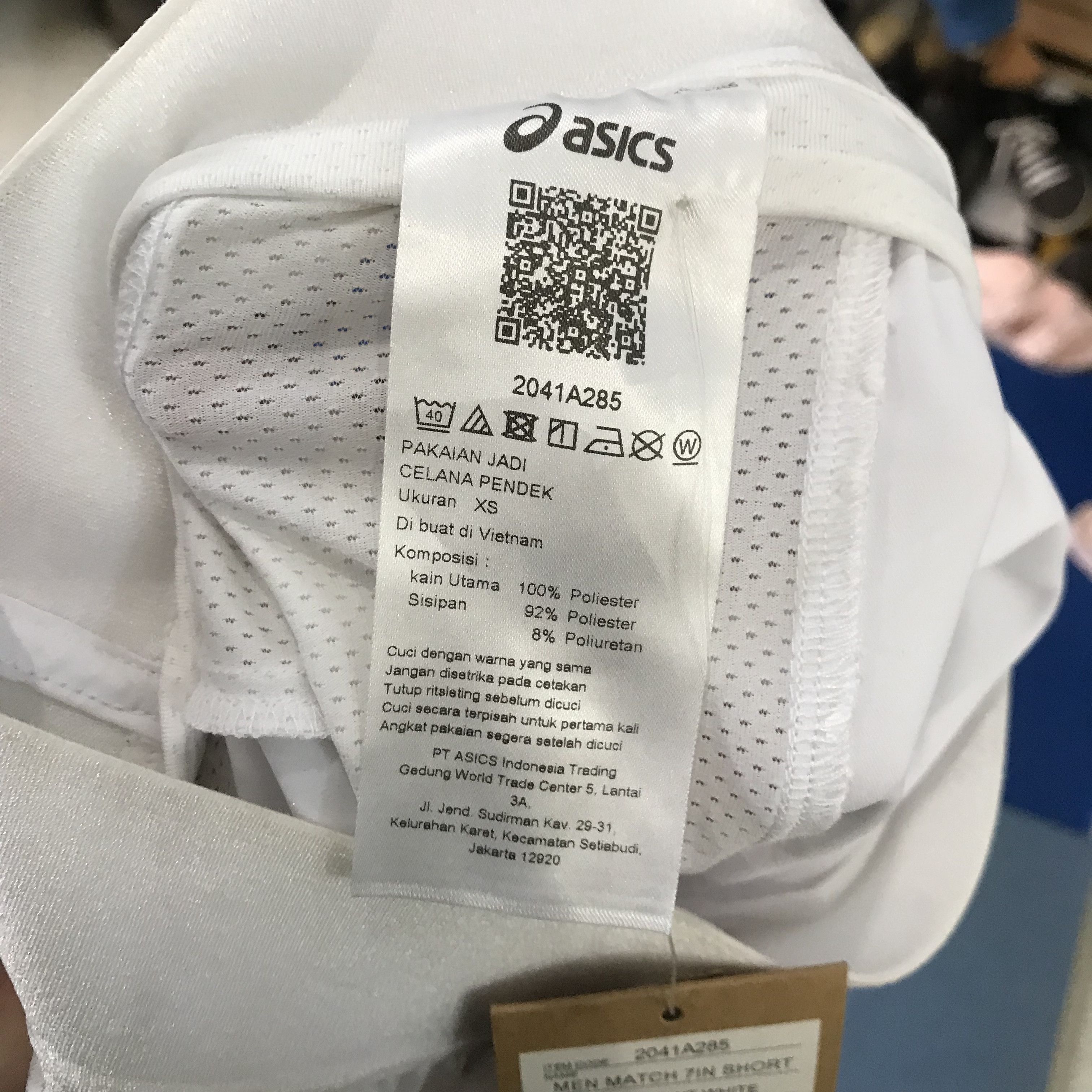 Asics Asics Men Match 7in Short White Tennis Padel Sports Shorts Size US 31 - 12 Thumbnail