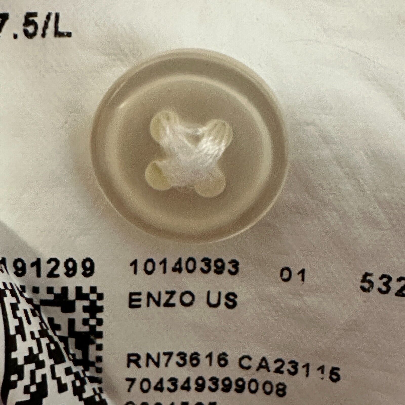 Hugo Boss Hugo Boss Enzo Dress Shirt 17.5 34/35 Lavender White Button Size US XL / EU 56 / 4 - 10 Thumbnail