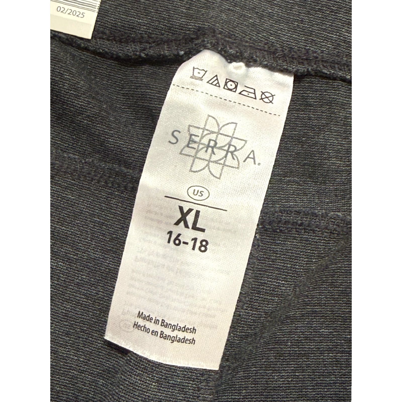 Vintage SERRA Pants, Women's XL Gray, Pull On, Ankle, Flat Front, Ponte Pant NWT Size 40" / US 18 - 5 Thumbnail