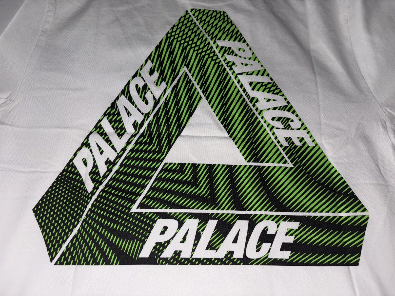 Palace Palace Tri-Vex T-Shirt White Pink | Grailed
