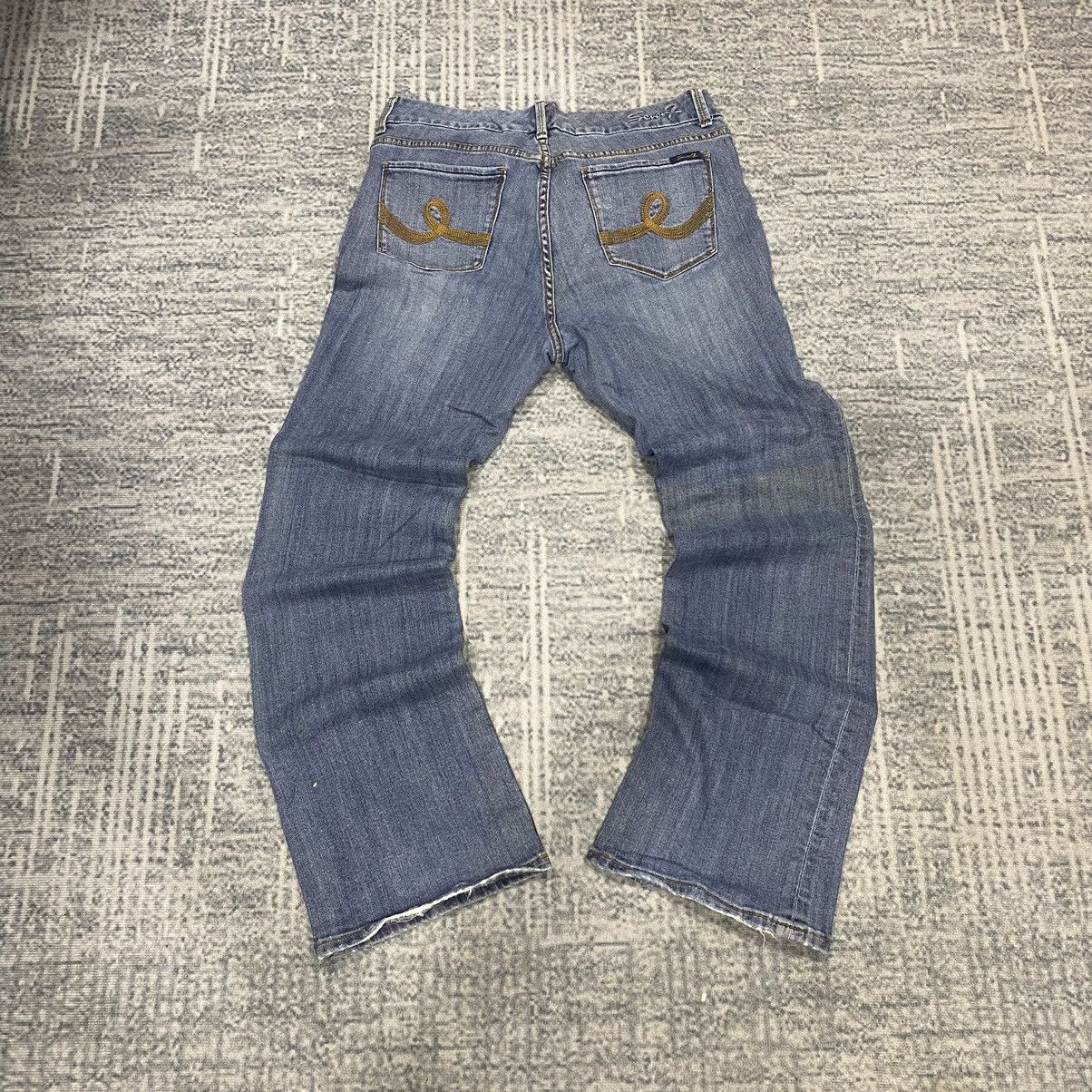 Hysteric Glamour × Japanese Brand × Le Grande Bleu (L.G.B.) Flare☠️Seven Bootcut Jeans Vintage Washed Size US 36 / EU 52 - 2 Thumbnail