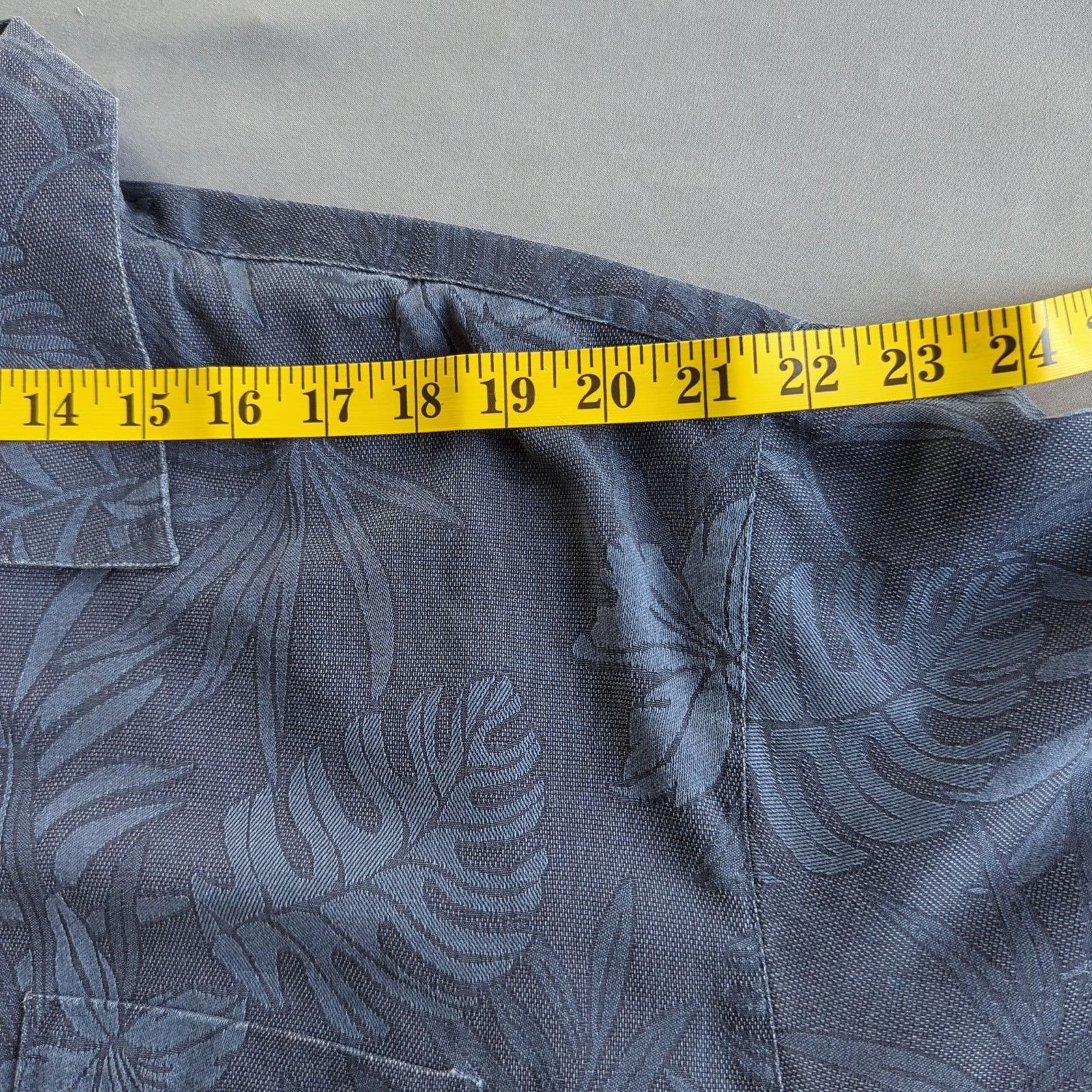 Joseph & Feiss Joseph & Feiss Silk Tonal Jacquard Resort Shirt XL Size US XL / EU 56 / 4 - 6 Thumbnail
