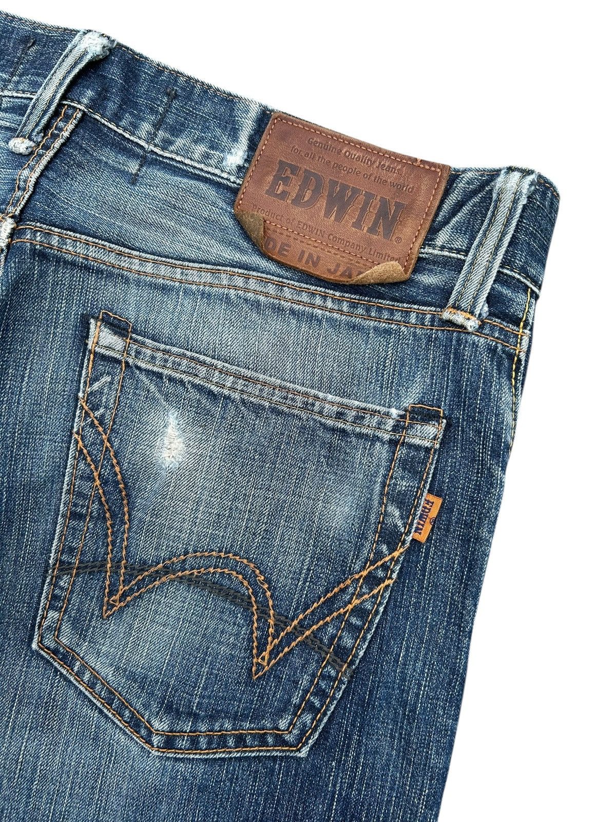 Kapital Vintage Edwin 503V Selvedge Distressed Denim Jeans Size US 36 / EU 52 - 11 Thumbnail