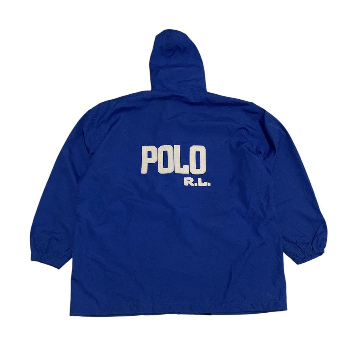 Polo Ralph Lauren × Vintage Vintage Polo Sport Big Logo Hooded Jacket Size US XL / EU 56 / 4 - 2 Thumbnail