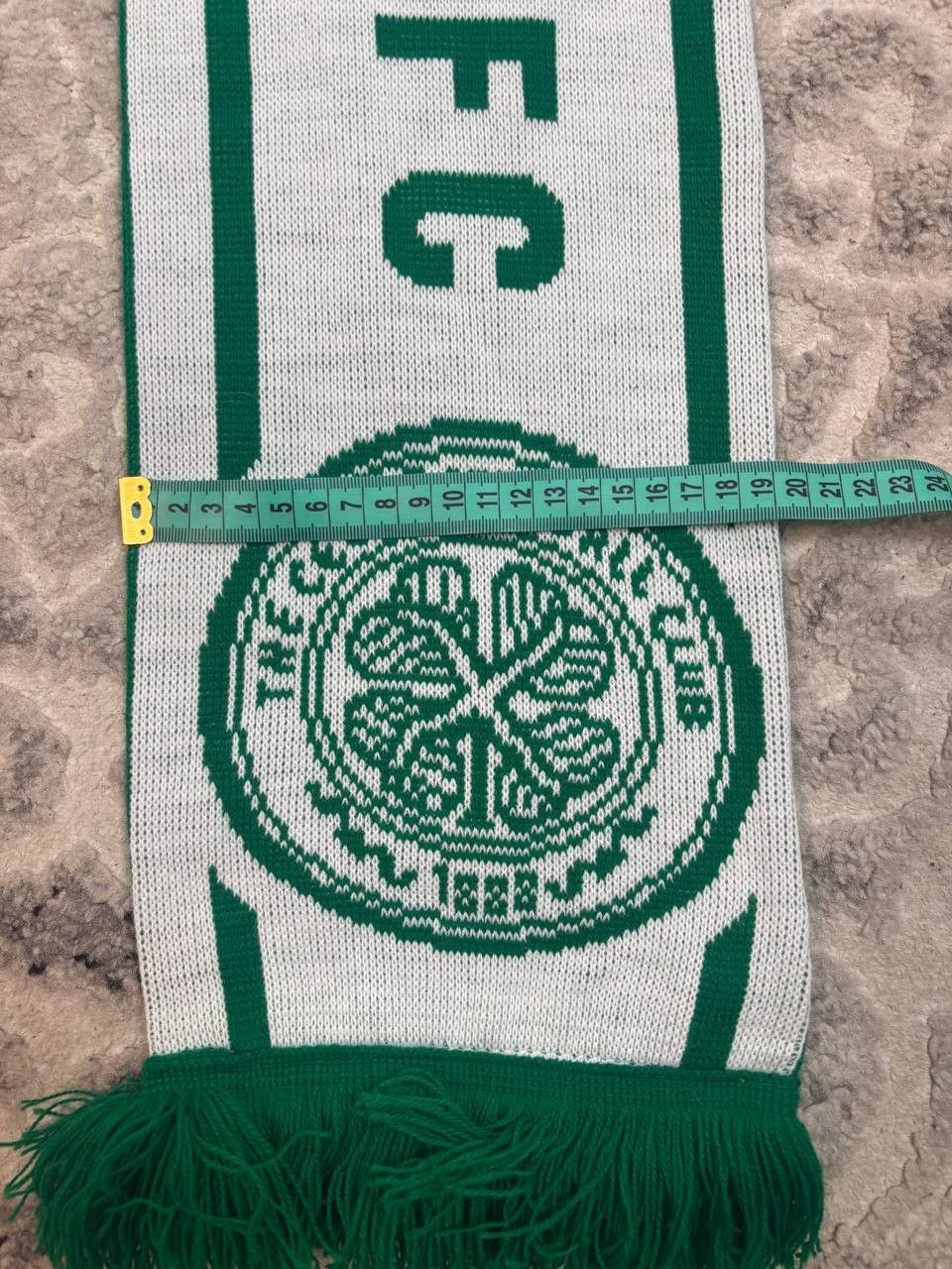 Vintage Official Celtic FC Knit Scarf – Green/White Bar Scarf Size ONE SIZE - 5 Thumbnail