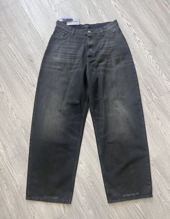 Balenciaga Balenciaga FW22 Liquid Baggy Denim XS | Grailed