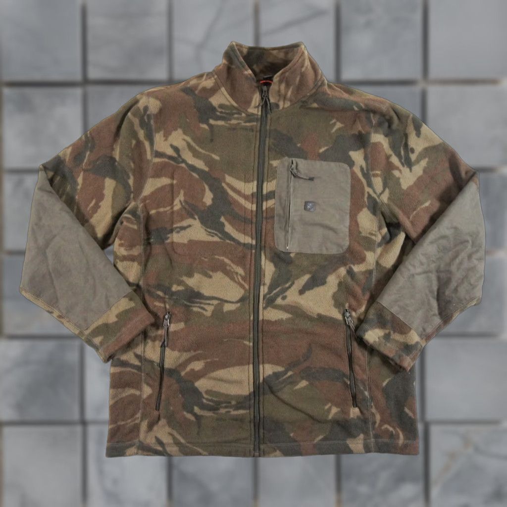 Roark Roark Mens XL Camouflage Fleece Jacket Full Zip Outdoor Casual Adult Size US XL / EU 56 / 4 - 1 Thumbnail