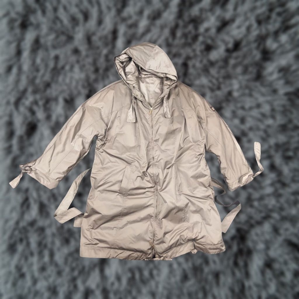 Marina Rinaldi Voyage Marina Rinaldi Premium Long Coat Hooded Jacket Designer Winter Lining Down Transformer Silver 2XL Women Size XXL / US 16-18 / IT 52-54 - 1 Thumbnail