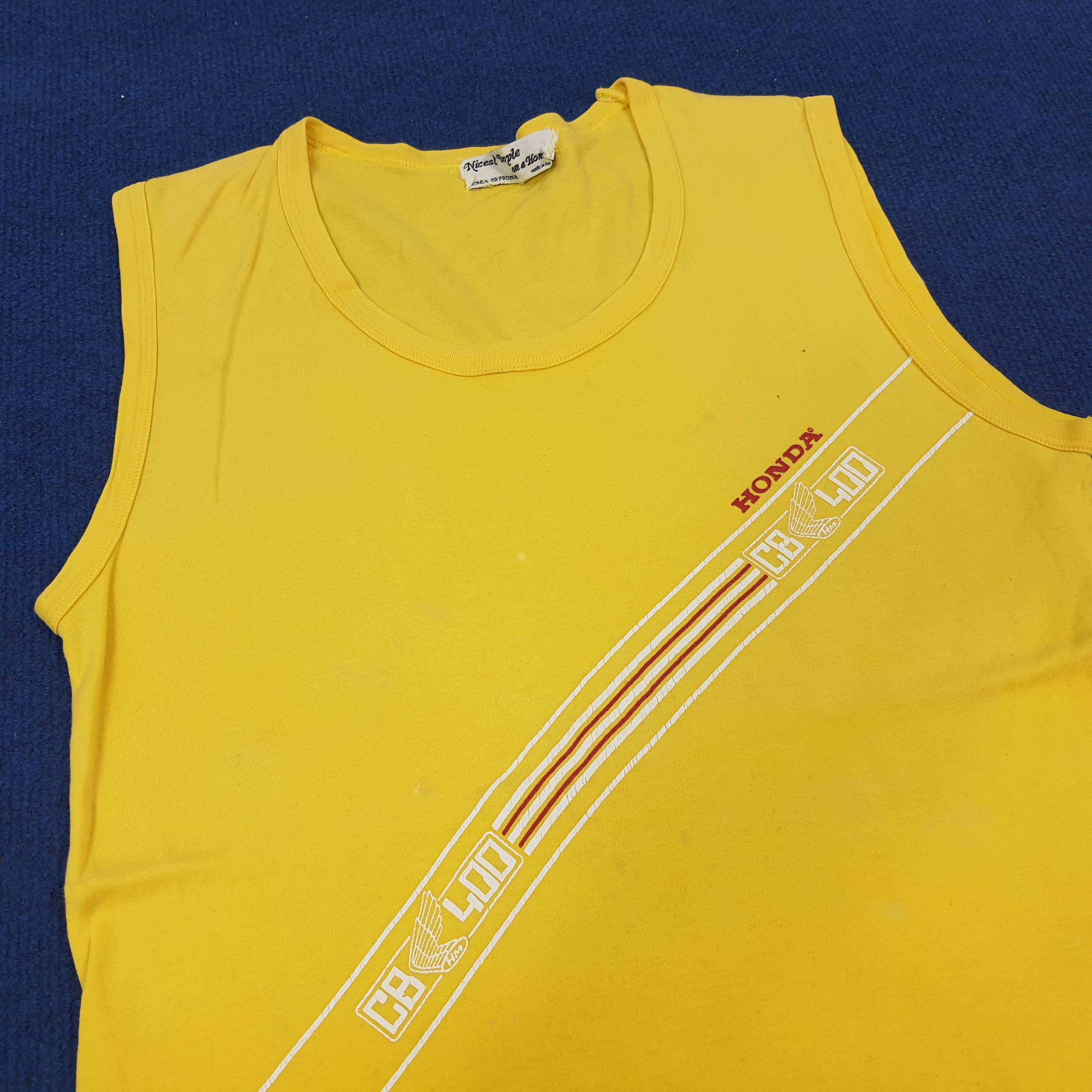 Honda × Japanese Brand × Vintage Vintage HONDA CB 400 Motorbike Japanese Brand Sleeveless Size US S / EU 44-46 / 1 - 2 Thumbnail