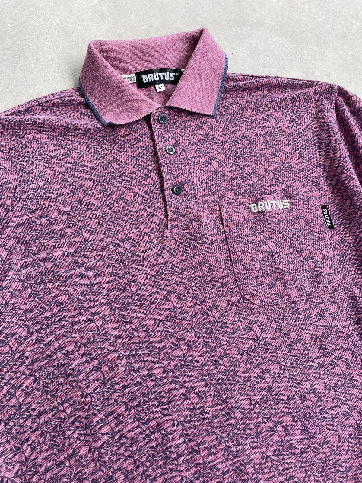 Brutus BRUTUS FLORAL POLO TEE Size US M / EU 48-50 / 2 - 2 Thumbnail