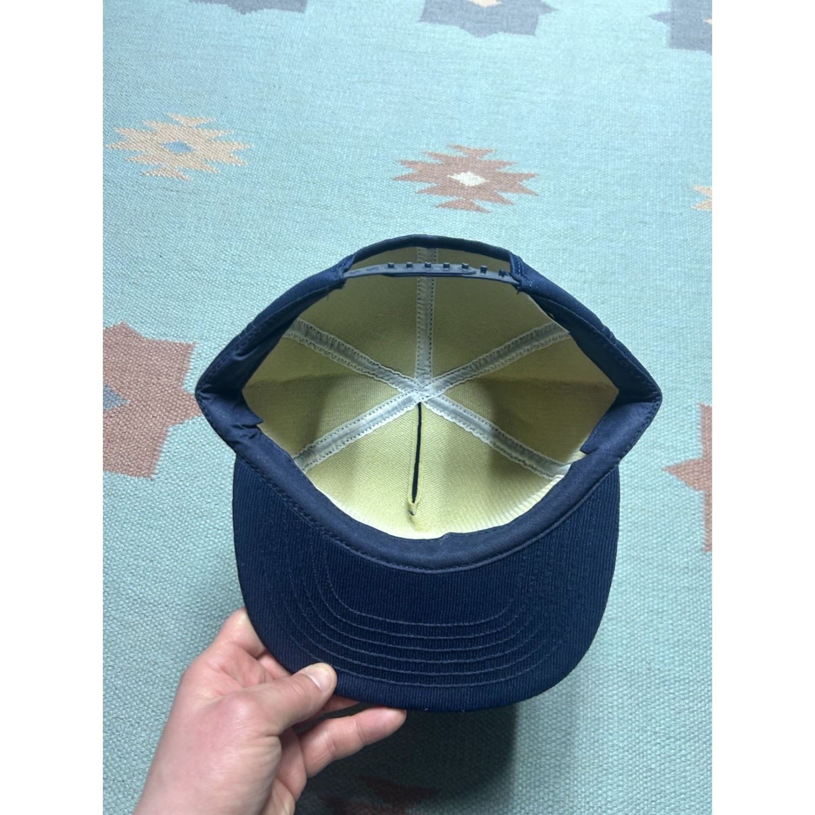 Vintage VINTAGE Auburn Snapback Hat Cap Michigan Farm Blue USA Adjustable Men Size ONE SIZE - 5 Thumbnail