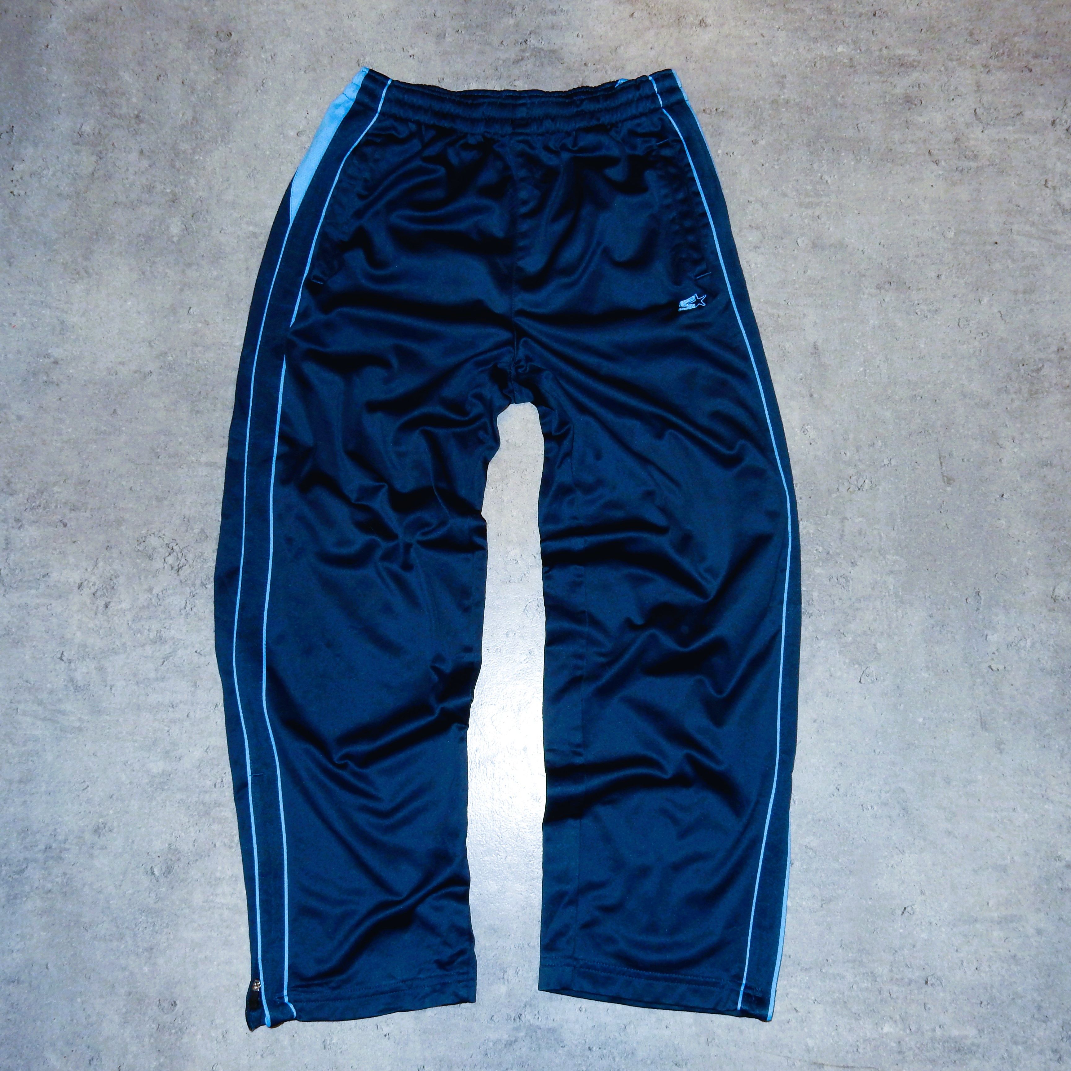 Starter × Vintage Starter vintage college baggy navy track pants - S Size US 30 / EU 46 - 1 Thumbnail