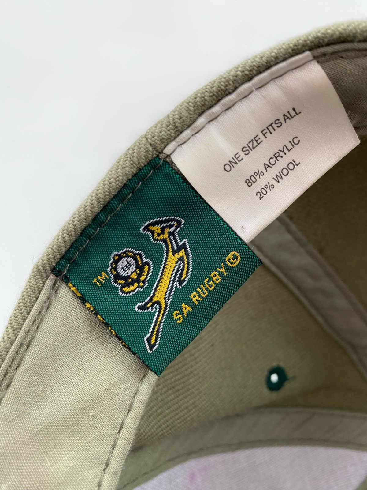 Vintage 2000’s Vintage SA Rugby Union Springboks Logo Strapback Cap Size ONE SIZE - 7 Thumbnail