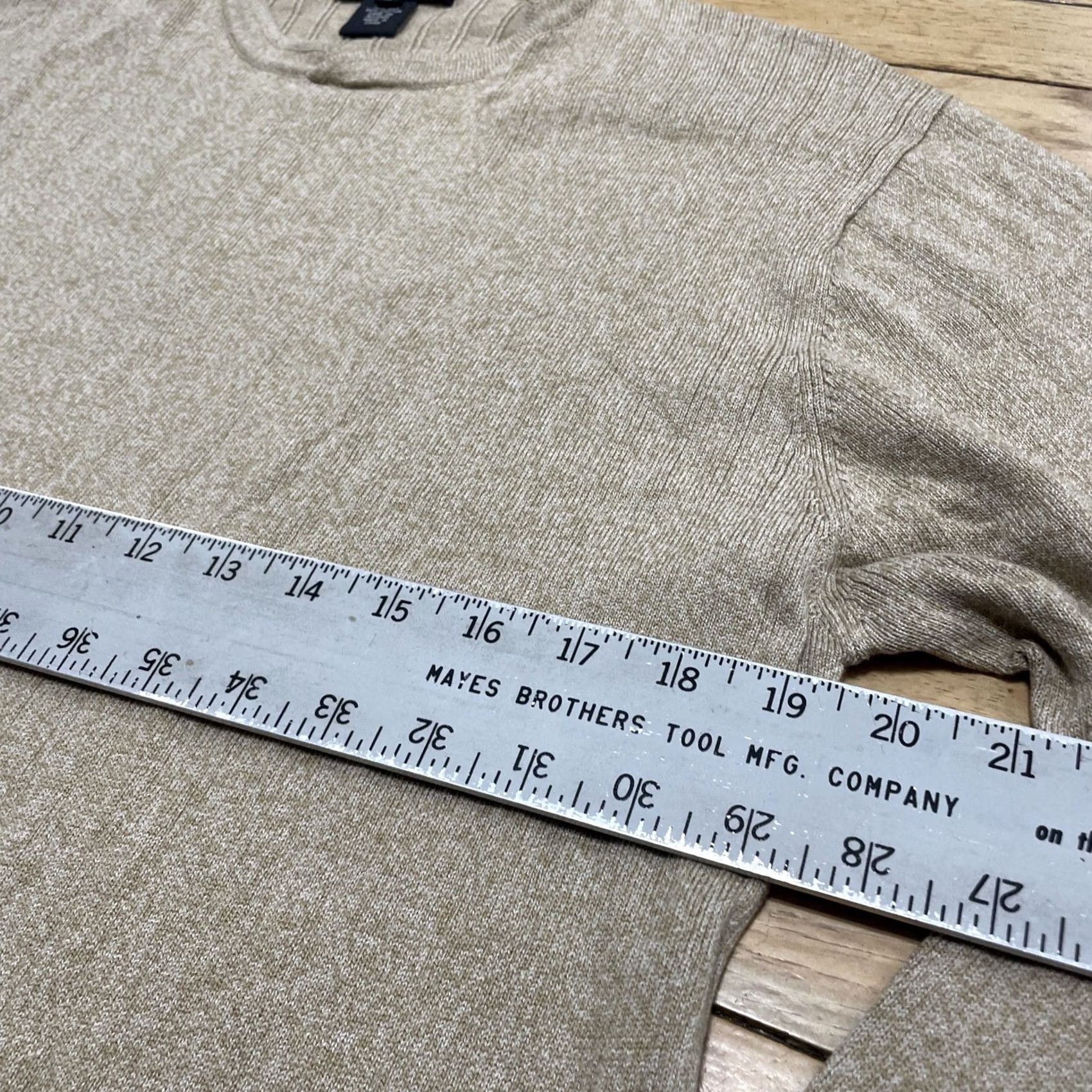 Vintage VINTAGE Slates 90s Silk Sweater Cowl Men L Brown Ribbed Long Sleeve Capsule Minimal Capsule Wardrobe 90s Mens Sweater Size US L / EU 52-54 / 3 - 7 Thumbnail
