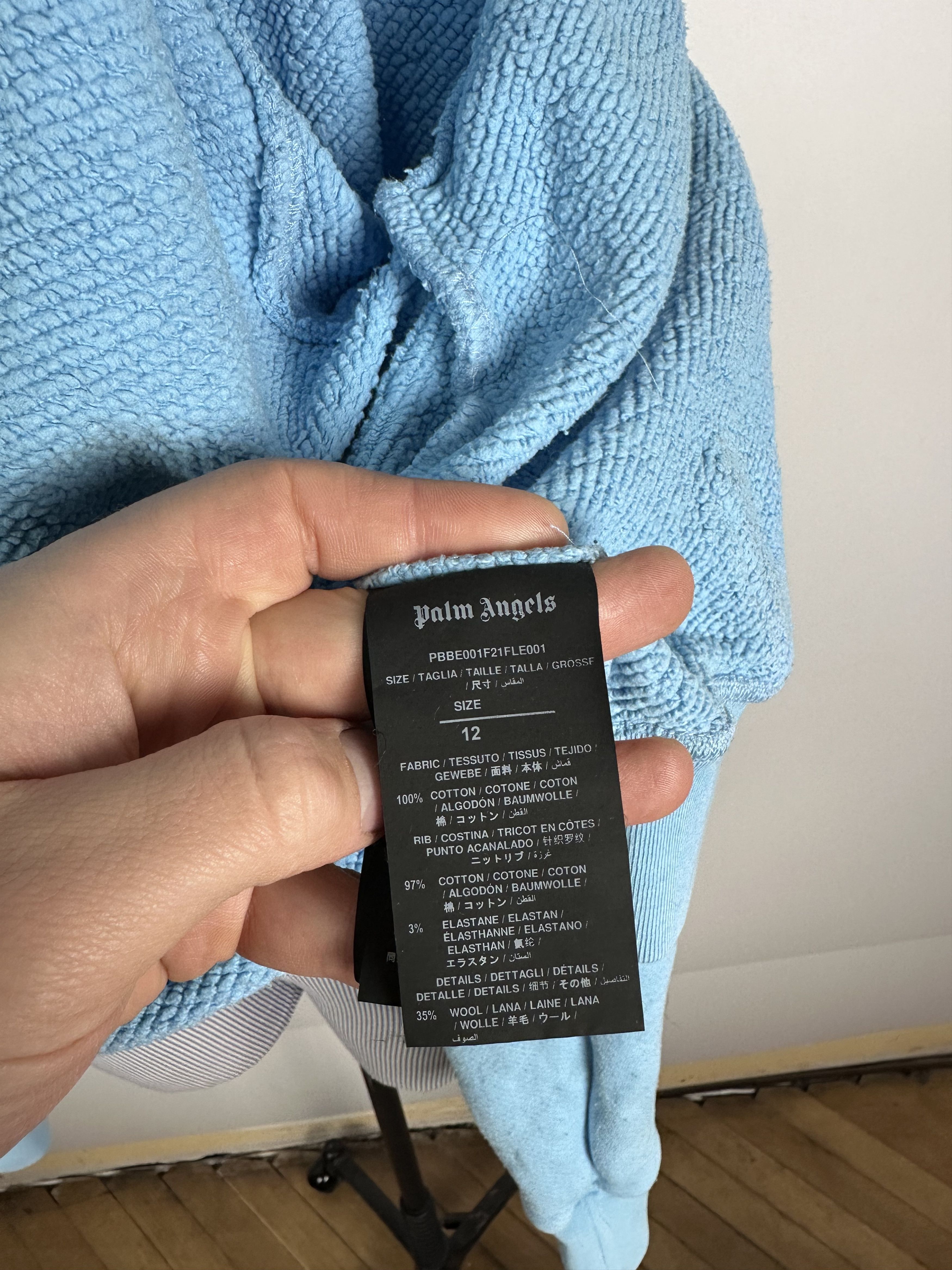 Palm Angels Palm Angels BEAR HOODIE Youth Kids Blue Size 12 Size S / US 4 / IT 40 - 13 Thumbnail