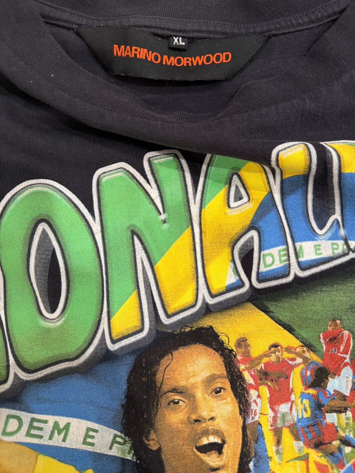 Marino Morwood Marino Morwood Ronaldinho Gaucho Graphic T-Shirt Size XL Size US XL / EU 56 / 4 - 2 Thumbnail