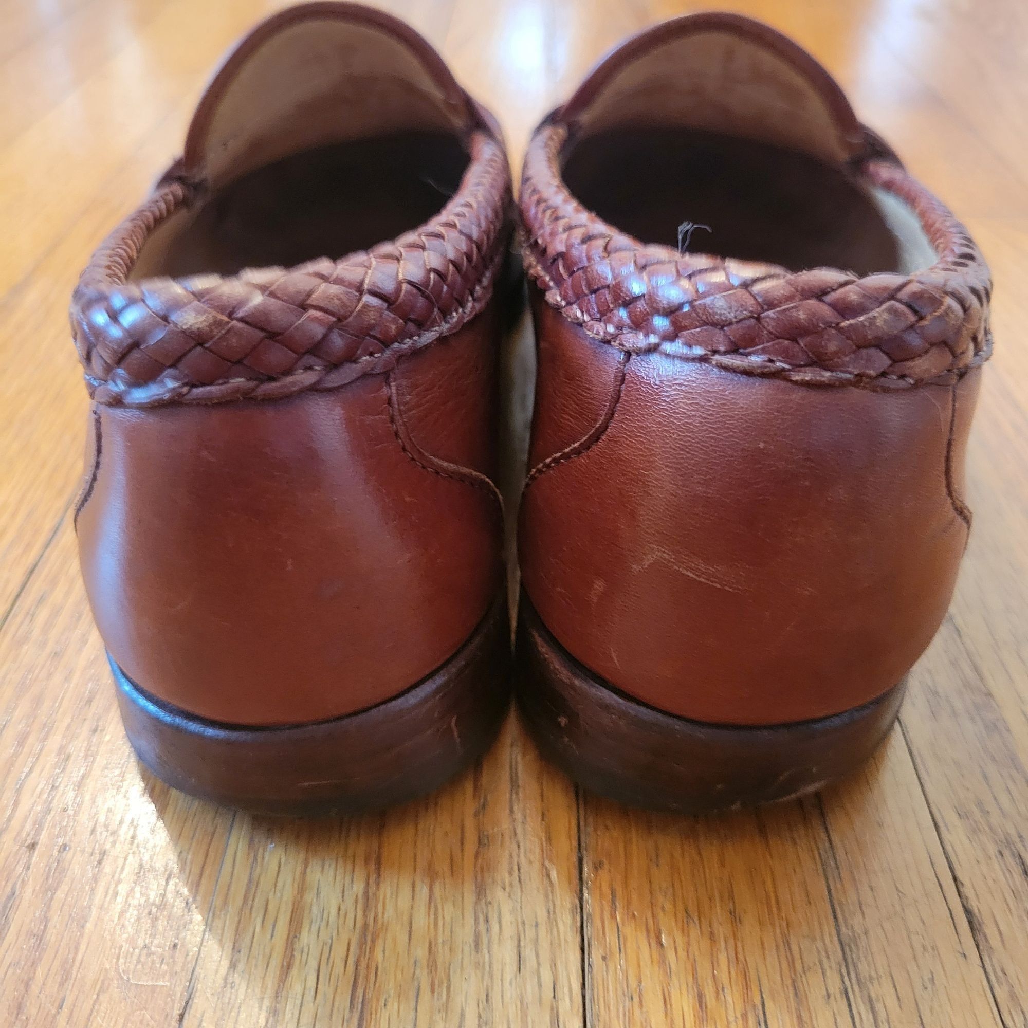 Allen Edmonds Allen Edmonds MAXFIELD Brown Tassel Loafers 9.5D Braided Lea Size US 9.5 / EU 42-43 - 6 Thumbnail
