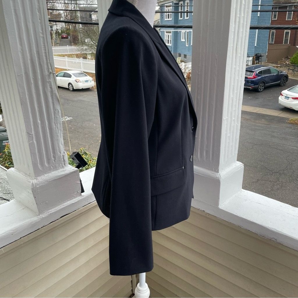Calvin Klein Calvin Klein Flap-Pocket Two-Button Blazer Size 12P Size XL / US 12-14 / IT 48-50 - 10 Thumbnail