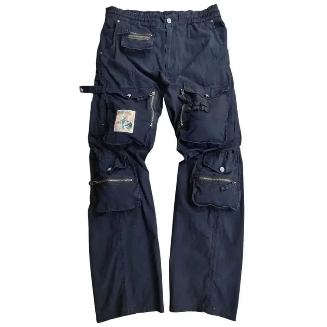 Japanese Brand × Vintage Worker man multi pocket pants Size US 36 / EU 52 - 2 Thumbnail