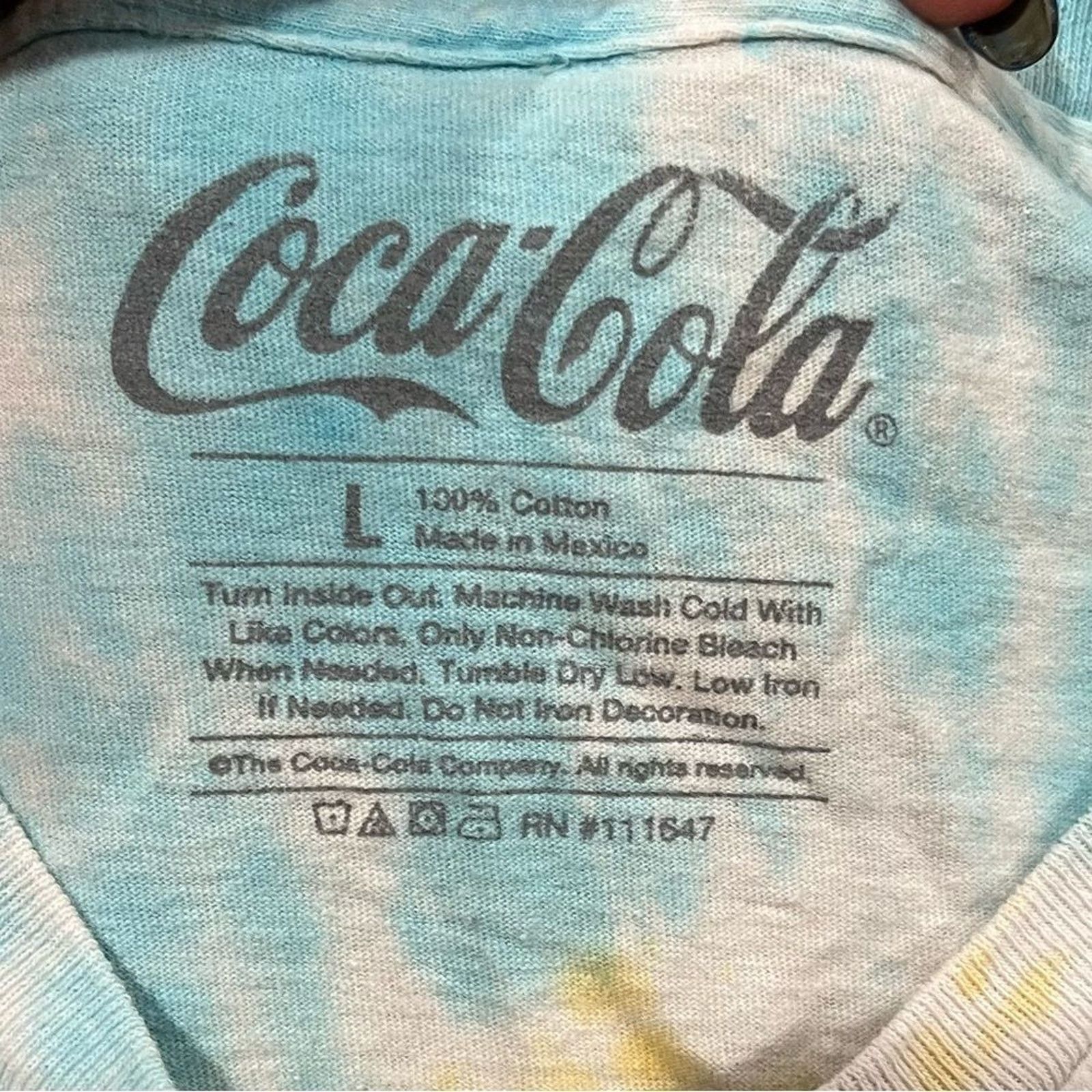 Coca Cola Coca Cola Tee Shirt Short Sleeves Cropped Spell Out Crew L Size L / US 10 / IT 46 - 2 Thumbnail