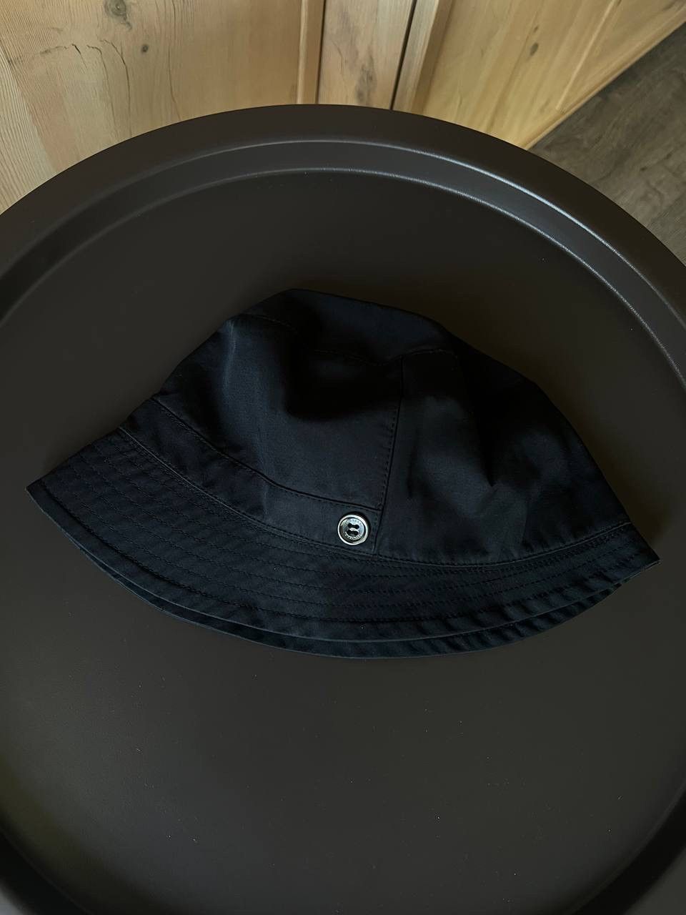 Burberry × Japanese Brand × Vintage Vintage Burberry Panama black bucket hat nova check lining Size ONE SIZE - 4 Thumbnail