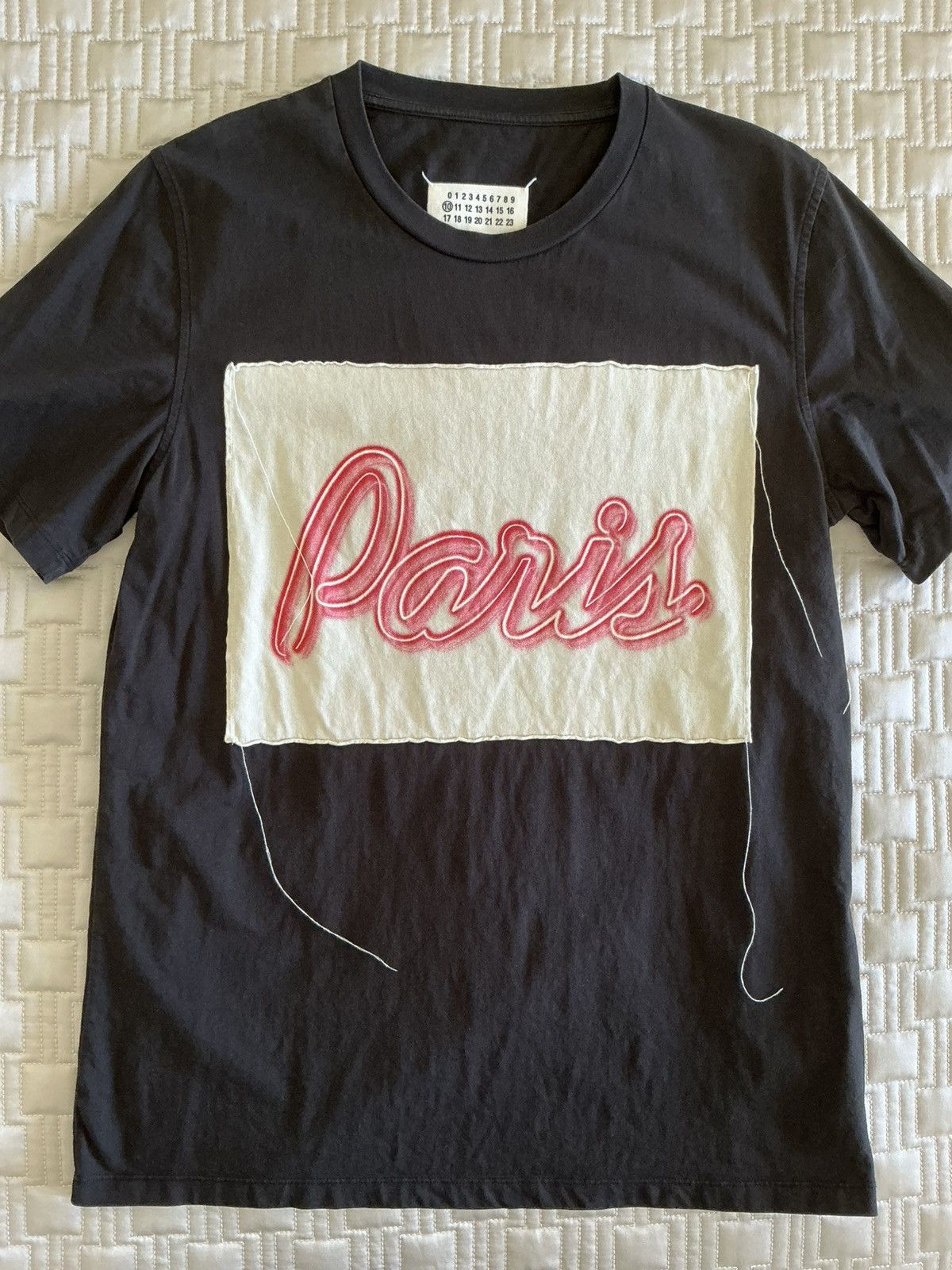 Maison Margiela Maison Margiela Paris Patch Black T-shirt size 48 Size US M / EU 48-50 / 2 - 1 Thumbnail