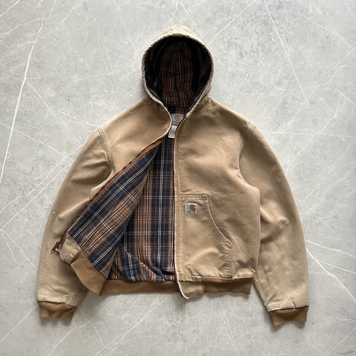 Carhartt Vintage '01 Carhartt Hooded Duck Jacket Size US M / EU 48-50 / 2 - 1 Thumbnail