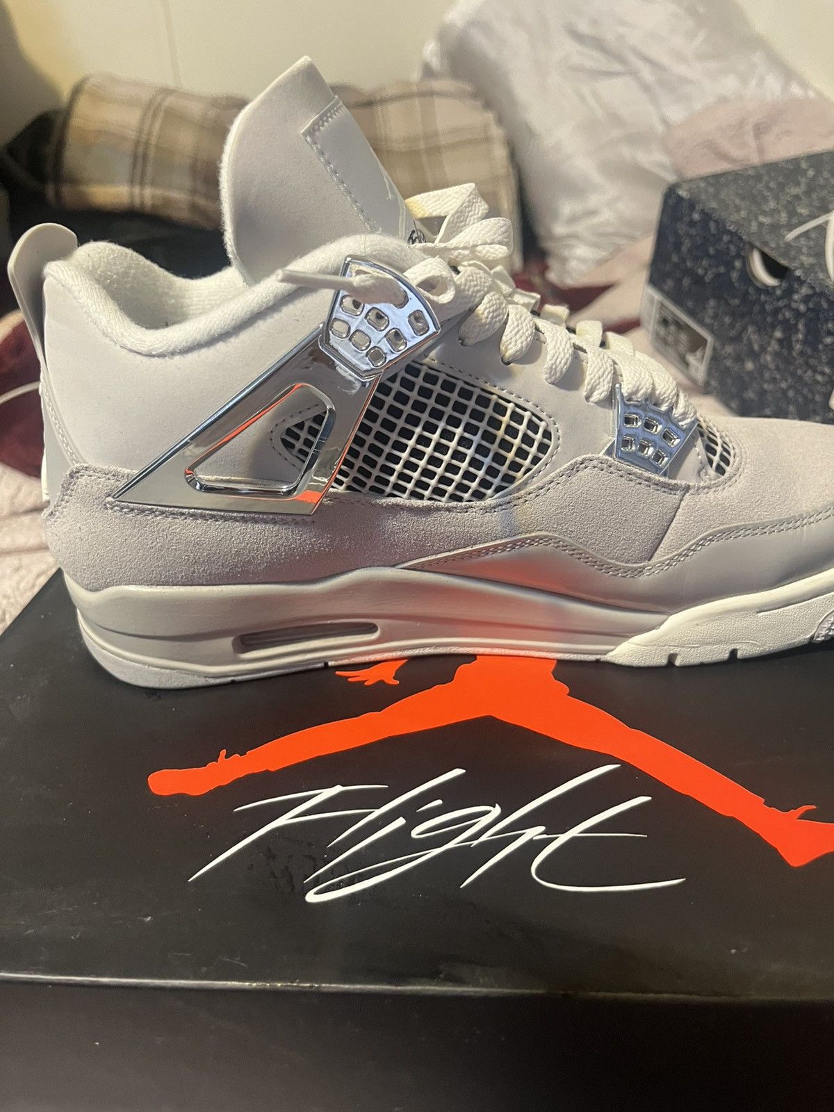 Designer × Nike jordan 4 frozen moments Size US 10 / IT 40 - 8 Thumbnail