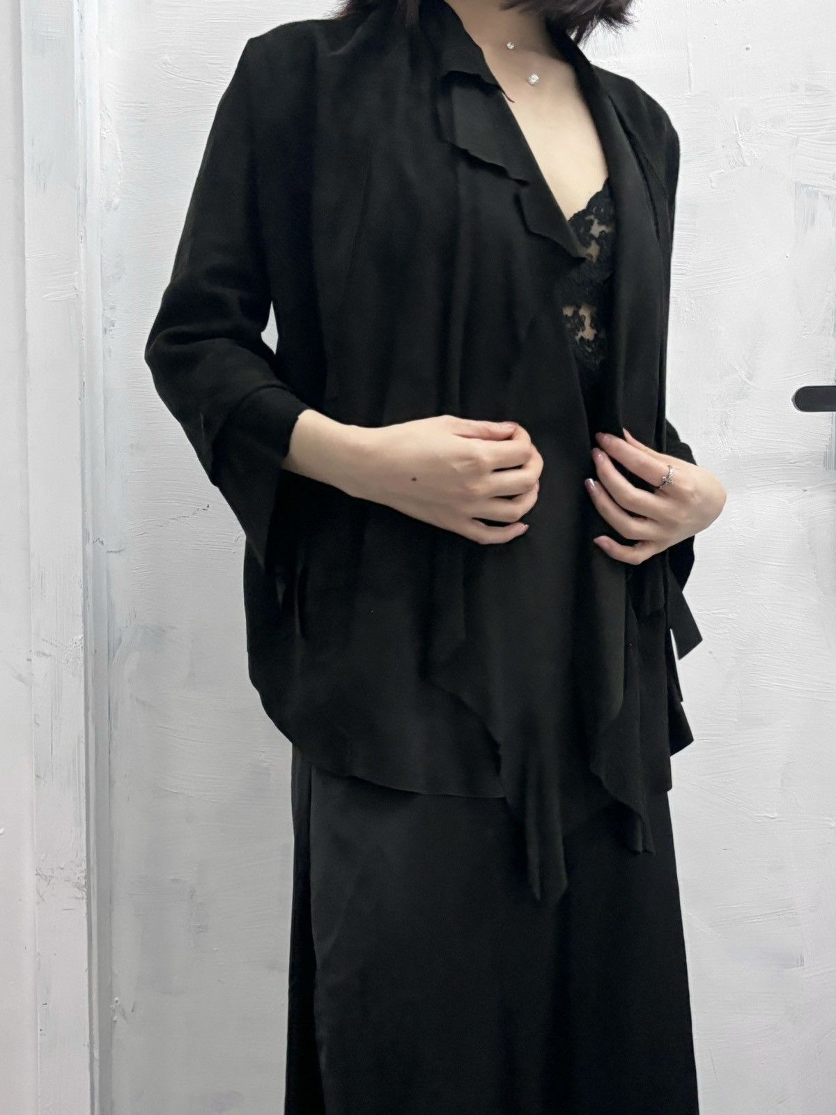 Maison Margiela Maison Martin Margiela | SS2004 Asymmetric Suede Jacket Size M / US 6-8 / IT 42-44 - 2 Thumbnail
