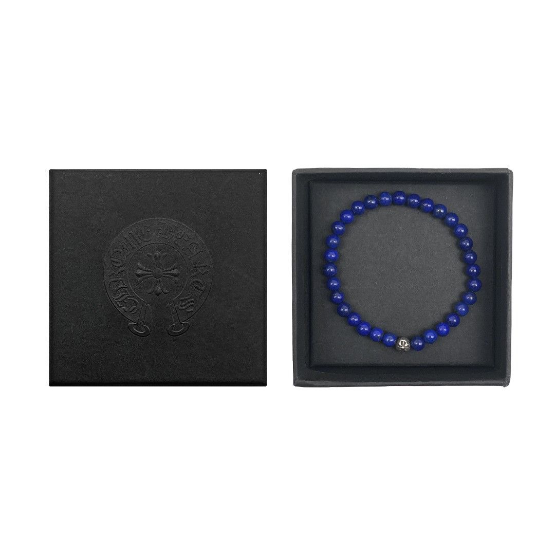 Chrome Hearts Chrome Hearts Lapis Lazuli Silver Cross Bracelet Size ONE SIZE - 4 Thumbnail