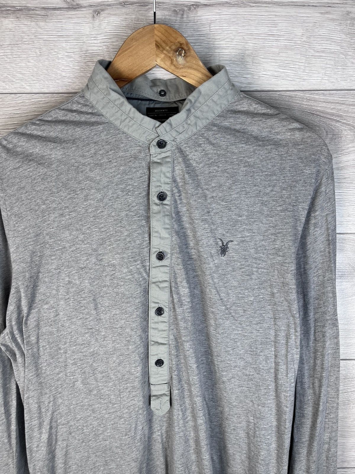 Allsaints Men's Button Down Shirt 1/3 size L Allsaints y2k Size US L / EU 52-54 / 3 - 4 Thumbnail