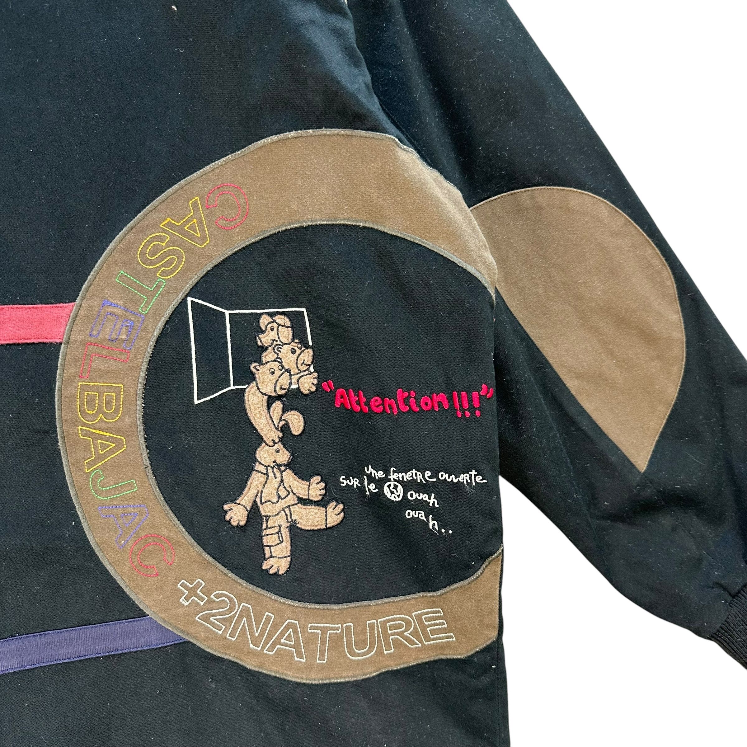 Jean Charles De Castelbajac CASTLEBAJAC +2 NATURE Big Logo Zipper Jacket #A82-1996 Size US L / EU 52-54 / 3 - 2 Thumbnail