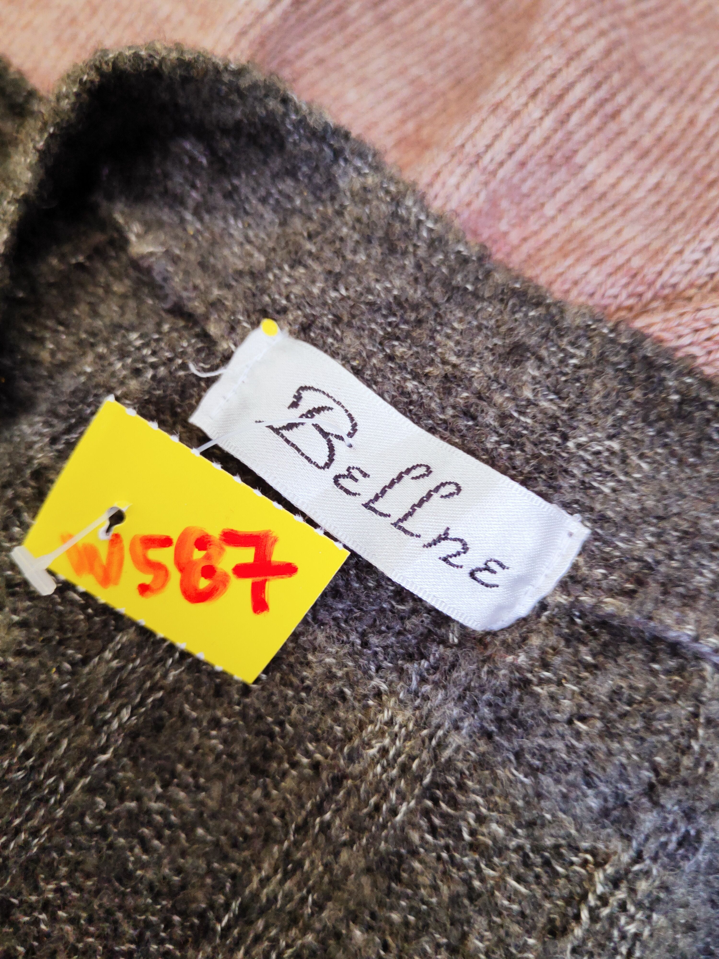 Aran Isles Knitwear × Japanese Brand Bellne Dark Gray Knitwear Cardigan #W587 Size M / US 6-8 / IT 42-44 - 12 Thumbnail
