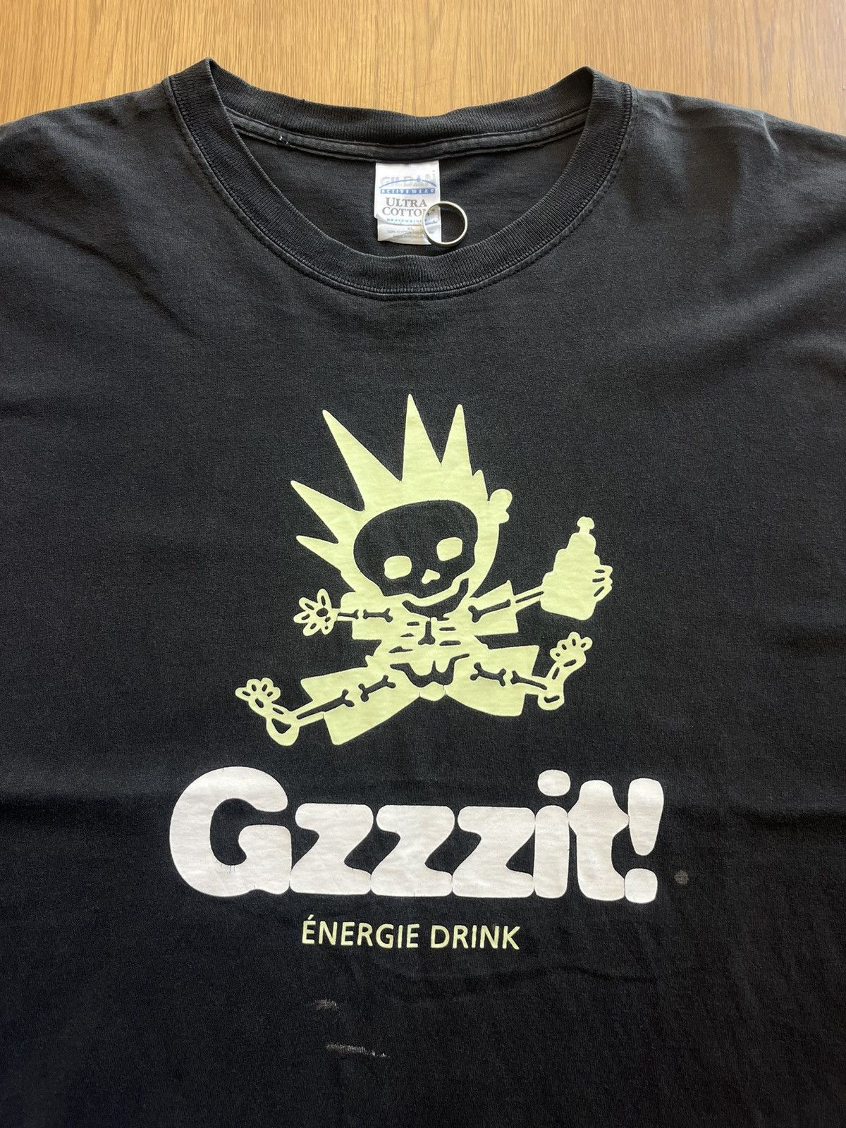 Vintage Vintage Gzzzit! Energie Drink de Sloche Fluorescent 00’s Tee Size US XL / EU 56 / 4 - 5 Thumbnail