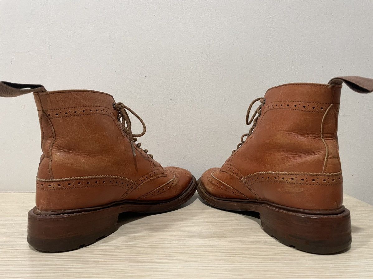 Tricker's Trickers Wingtip Boots Full Leather Made in England 🏴󠁧󠁢󠁥󠁮󠁧󠁿 Unisex Size US 5.5 / EU 38 - 9 Thumbnail