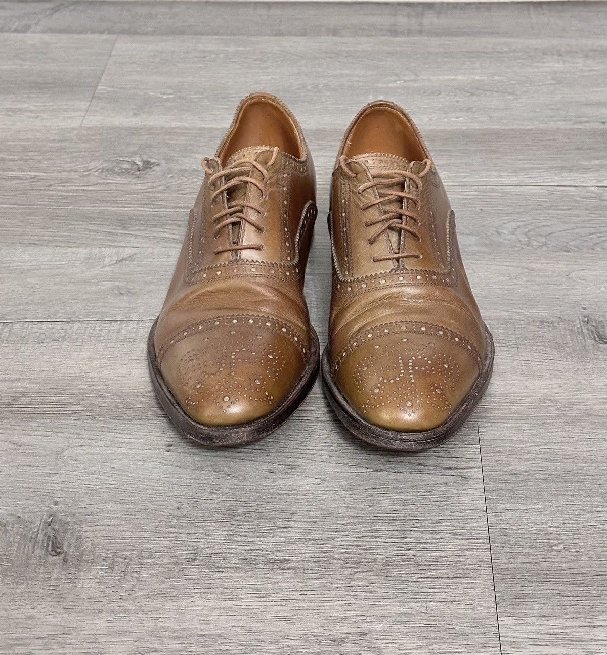 image of John Fluevog Gateway Brandenburg Classic Shoes in Brown, Men's (Size 8)