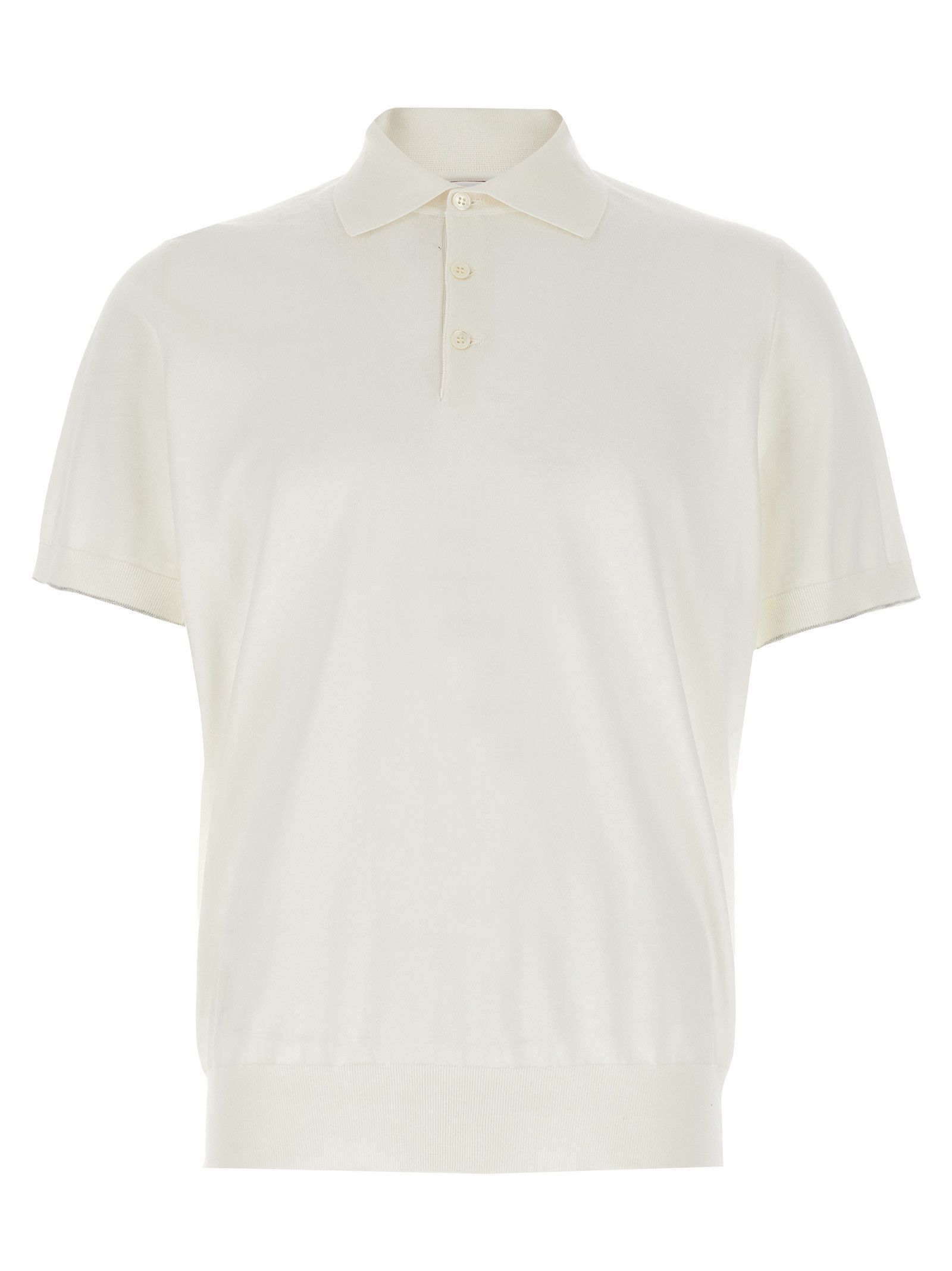 Brunello Cucinelli Stretch Cotton Polo Shirt Size US M / EU 48-50 / 2 - 1 Thumbnail