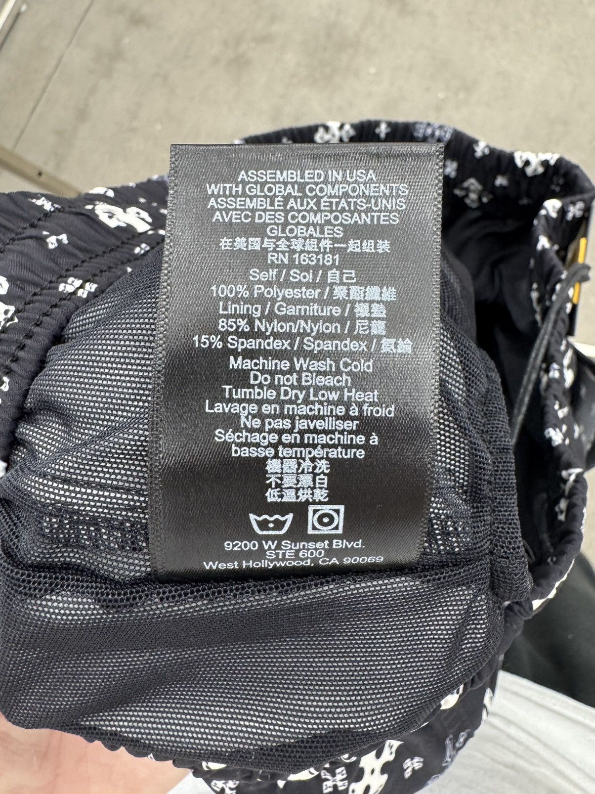 Rhude Rhude Cross Bandana Swim Short Black Size US 30 / EU 46 - 5 Thumbnail