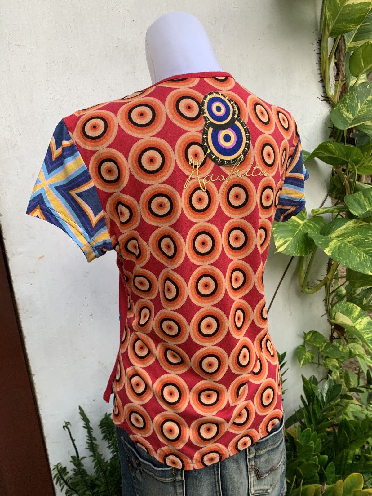Other y2k Kashitu Butterflies Psychedelic Sequin Beady Top Size S / US 4 / IT 40 - 3 Thumbnail