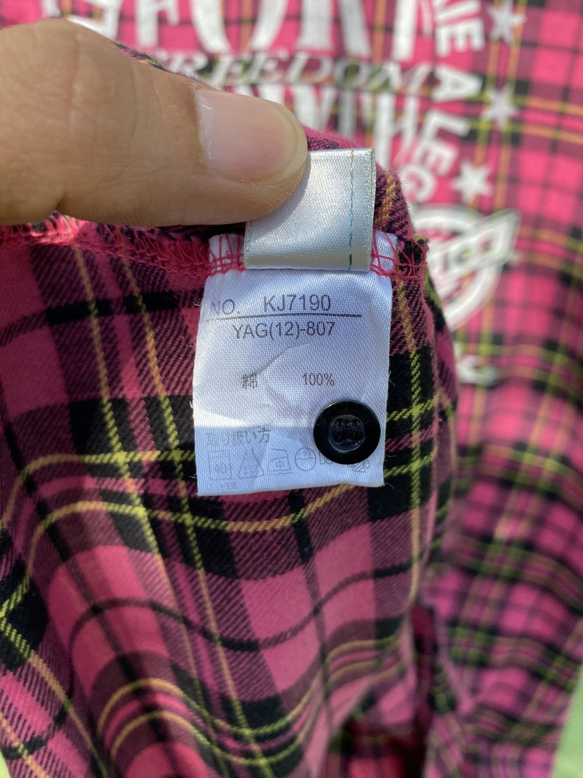 Dickies Dickies Pink Plaid Grunge Flannel Shirt Vintage Workwear Size ONE SIZE - 20 Thumbnail