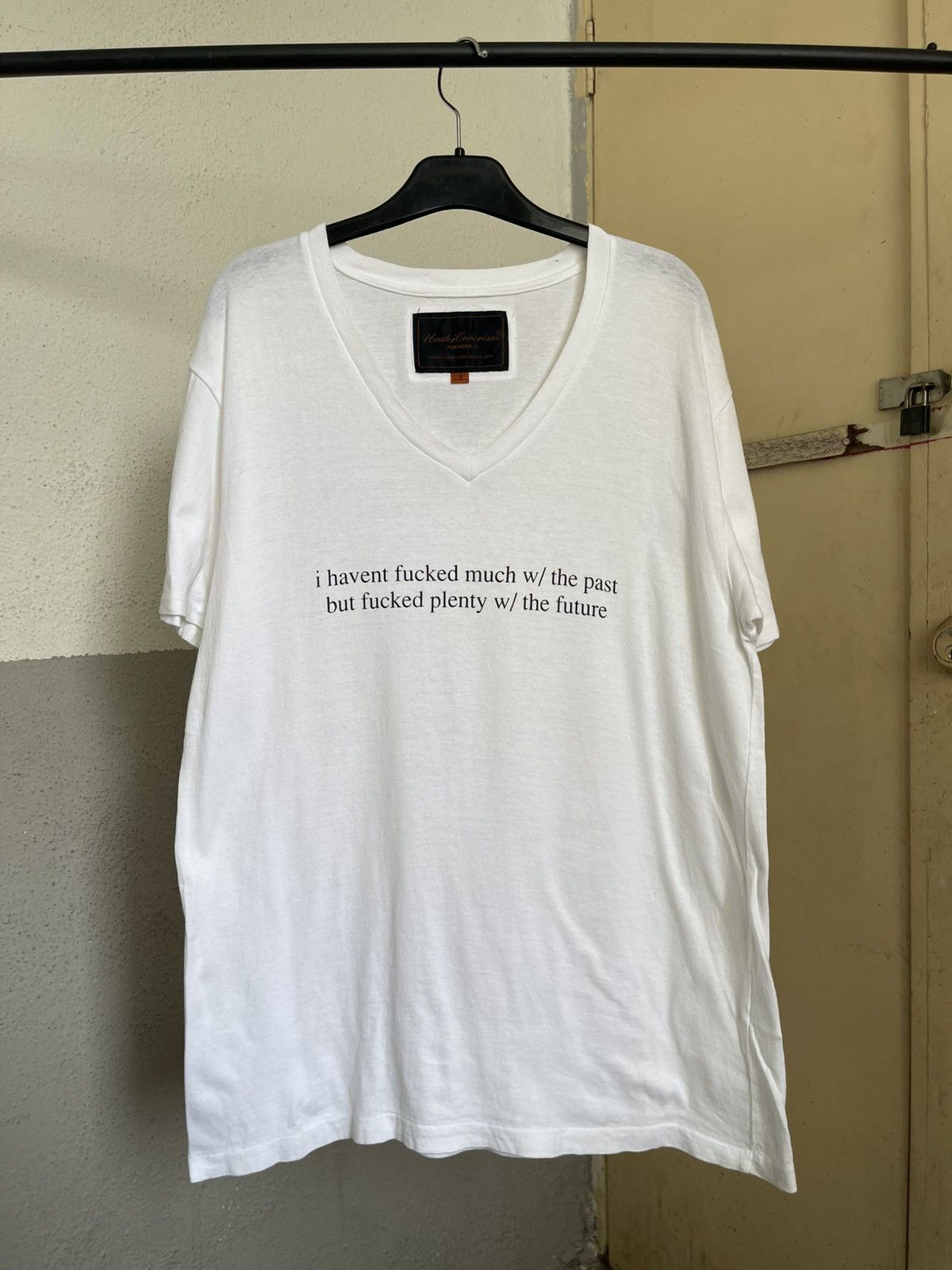 Undercover AW05 Undercover Patti Smith Lyrics Undercoverism V Neck Size US L / EU 52-54 / 3 - 1 Thumbnail