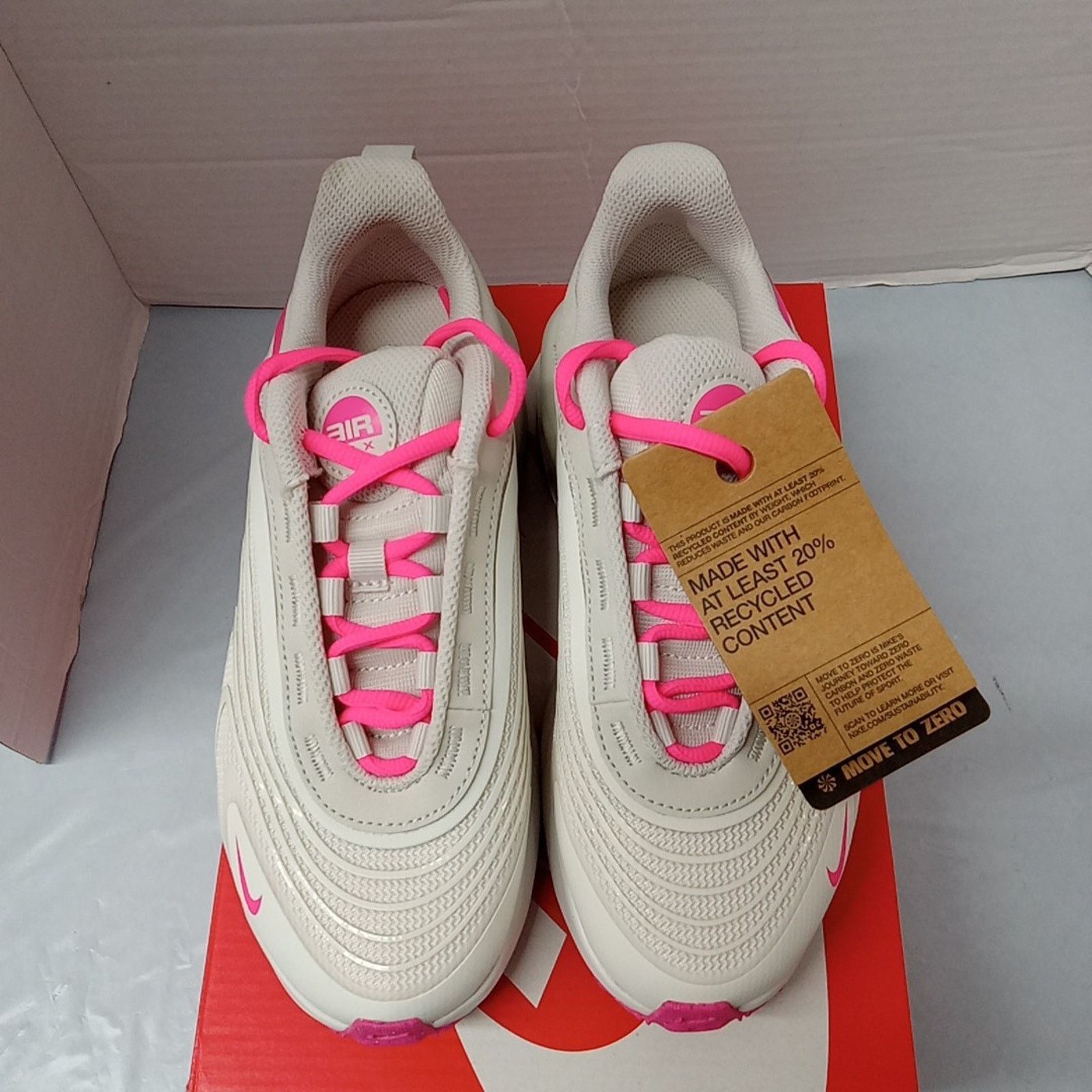 Nike Nike Air Max Fire Girls Size 4Y Women 5.5 Phantom Pink NEW Size US 5.5 / IT 35.5 - 3 Thumbnail
