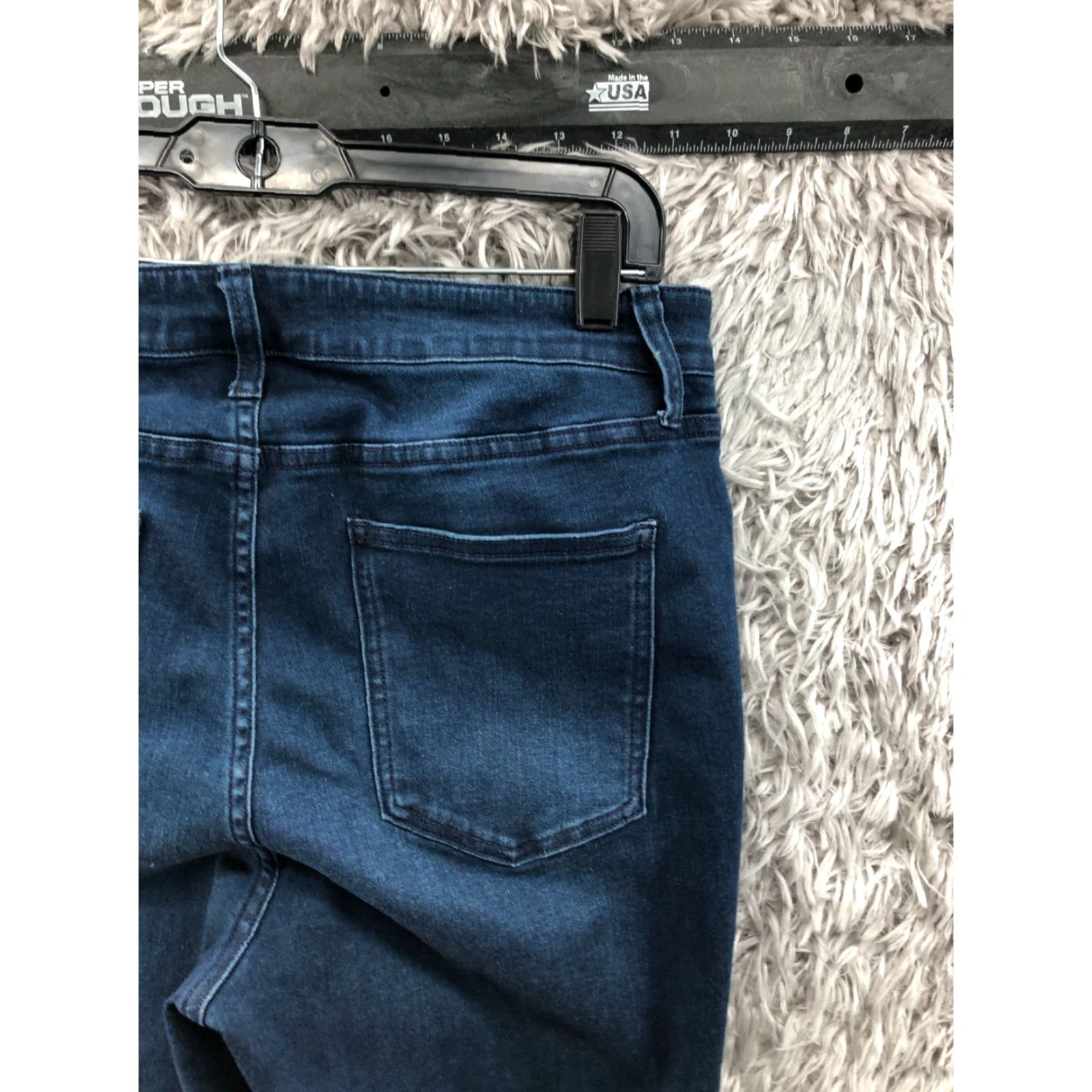 Sugar Pop Sugar Capri Jeans Size 14 Womens Mid Rise Dark Wash Blue Denim Size 36" / US 14 / IT 50 - 6 Thumbnail
