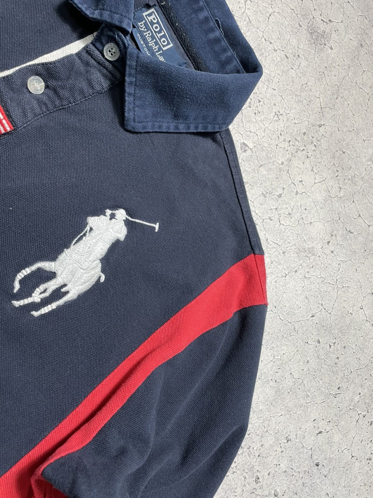 Polo Ralph Lauren Vintage Polo Ralph Lauren USA Rugby Sweatshirt #3 Big Pony Size US M / EU 48-50 / 2 - 7 Thumbnail