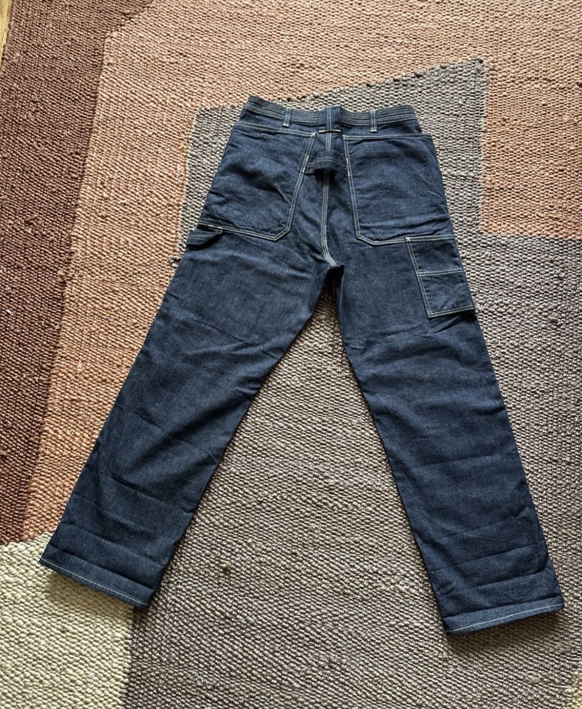 Sassafras Sassafras Fall Leaf Tough Pant Mens Sz M 32 Raw Denim Japan Size US 32 / EU 48 - 3 Thumbnail