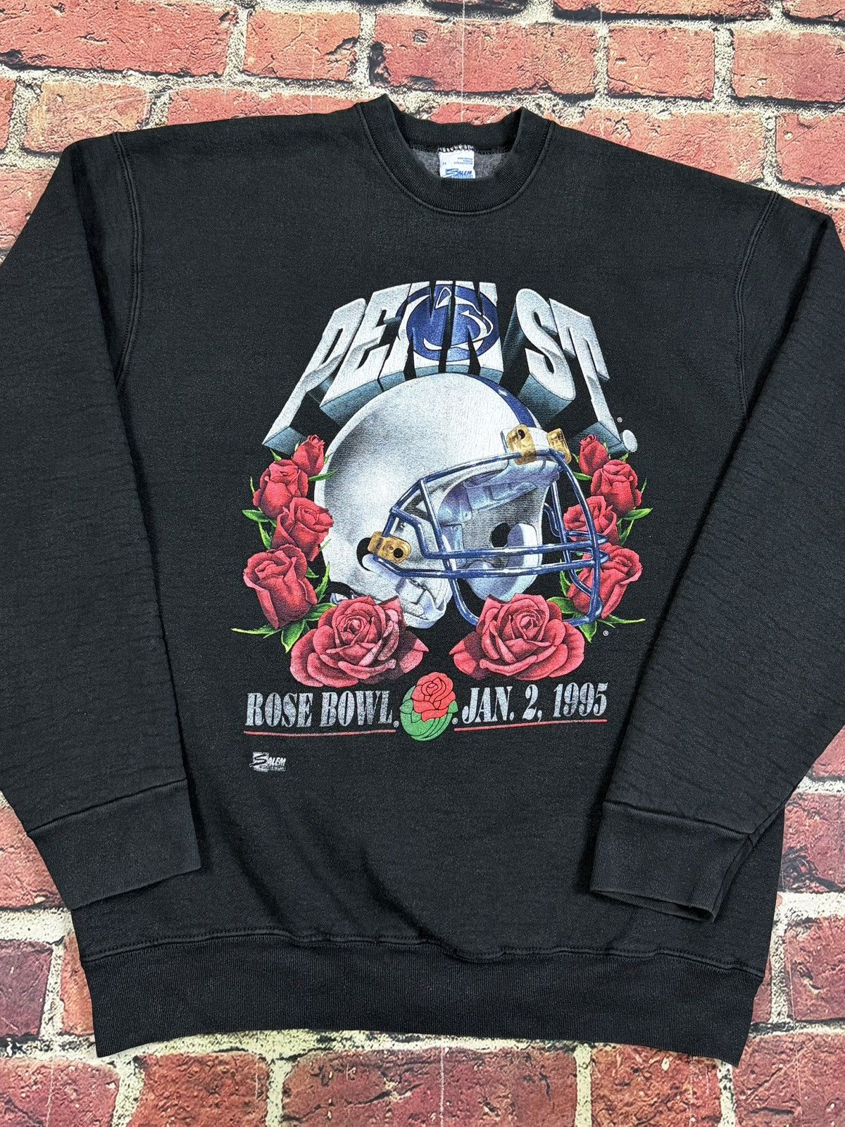 Salem Sportswear Vintage 1995 Penn State Nittany Lions Rose Bowl Sweatshirt Size US XL / EU 56 / 4 - 5 Thumbnail